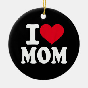 Ich liebe Mutti Keramik Ornament