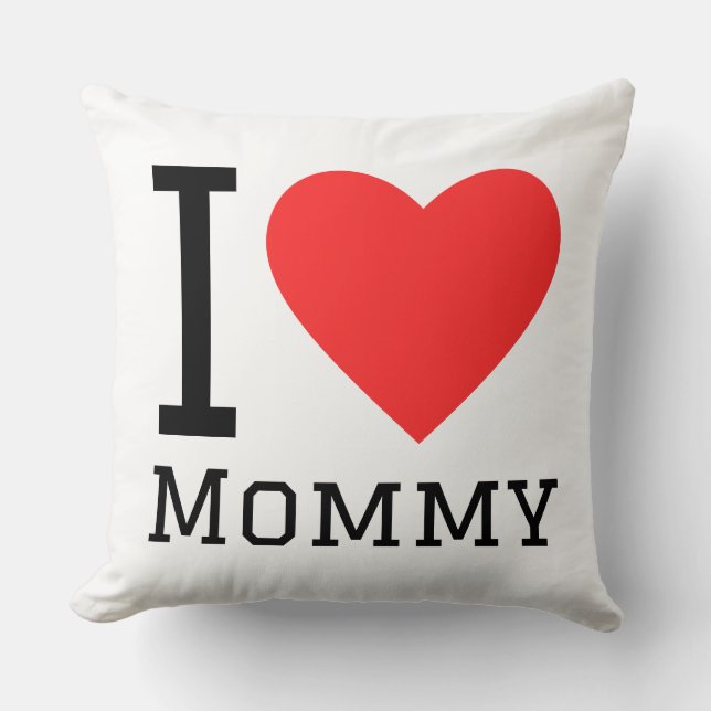 Ich liebe Mutti Kissen (Vorderseite)