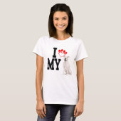 Ich Liebe My American Staffordshire Terrier T - Sh T-Shirt (Vorne ganz)