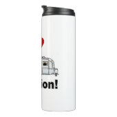 Ich liebe My Avion fullrig Thermosbecher (Nach rechts gedreht)