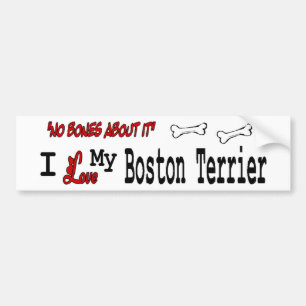 Ich Liebe My Boston Terrier Autoaufkleber
