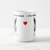 Ich Liebe My Boston Terrier Kaffeetasse (Mittel)