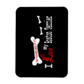 Ich Liebe My Boston Terrier Magnet (Vertikal)