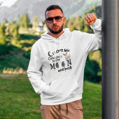 Ich Liebe My Chihuahua zum Mond und zurück Hoodie