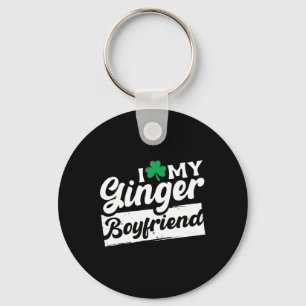 Ich Liebe My Ginger Boyfriend Redhead Kleeblatt St Schlüsselanhänger
