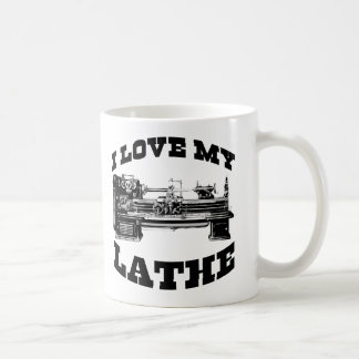 Ich Liebe My Lathe (wie in Kuba-Zorn gesehen) Kaffeetasse