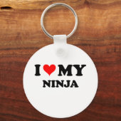 Ich Liebe My Ninja Schlüsselanhänger (Vorderseite)