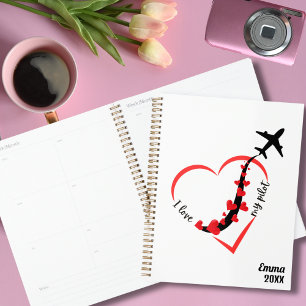Ich liebe My Pilot Heart, Niedliche Luftfahrt, Mon Planer