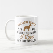 Ich Liebe My Rottweiler Kaffeetasse (Links)