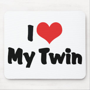 Ich Liebe My Twin Mousepad