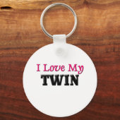 Ich Liebe My Twin Schlüsselanhänger (Vorderseite)