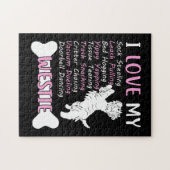 Ich Liebe My Westie Puzzle (Horizontal)