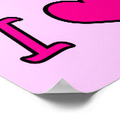 Ich Liebe Nähen! Poster (Ecke)