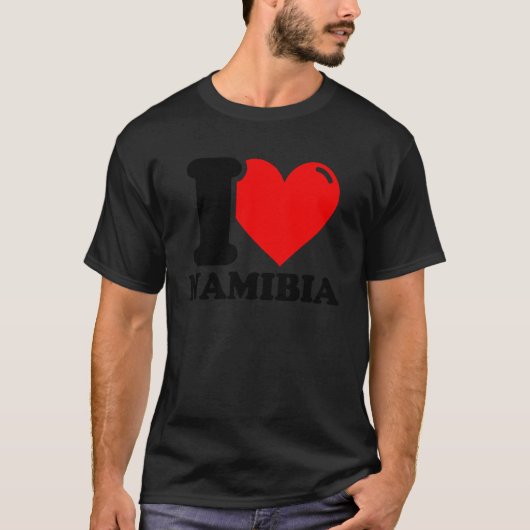 Ich liebe Namibia T-Shirt (Vorderseite)
