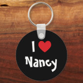 Ich liebe Nancy) Schlüsselanhänger (Vorderseite)
