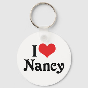 Ich liebe Nancy Schlüsselanhänger