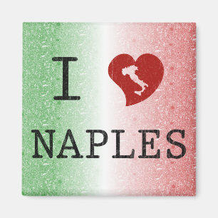 Ich liebe Neapel Vintage Italienisch Magnet