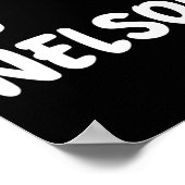 Ich liebe Nelson - Herz - Name  Poster (Ecke)