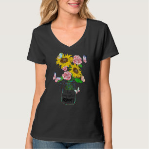 Ich Liebe nenne man Mama Life Blume Muttertag T-Shirt