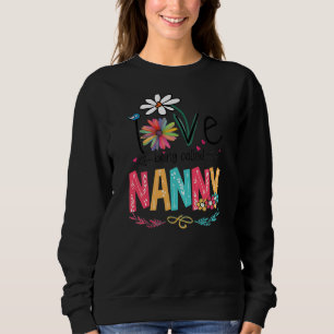 Ich Liebe nennt man Kindermädchen Tagesgeschenke  Sweatshirt