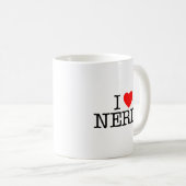 Ich Liebe Nerds. Kaffeetasse (VorderseiteRechts)