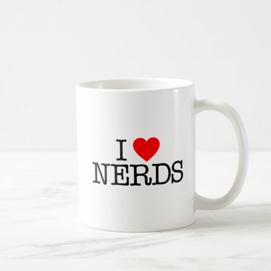 Ich Liebe Nerds. Kaffeetasse (Rechts)