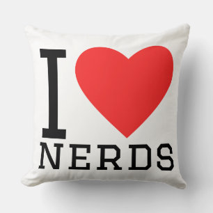 Ich liebe Nerds Kissen