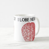 Ich liebe Nerds Liebenswerte Lustige Tasse oder Re (VorderseiteRechts)