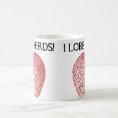 Ich liebe Nerds Liebenswerte Lustige Tasse oder Re (Mittel)