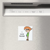 Ich Liebe Nerds! Magnet (In Situ (Geschirrspüler))