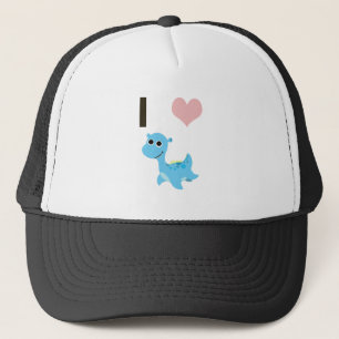 Ich liebe Nessie Truckerkappe