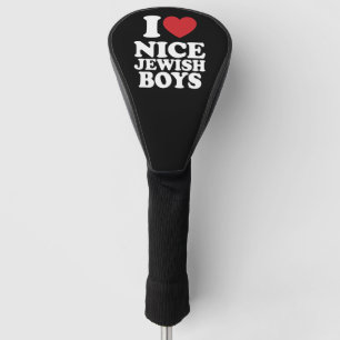 Ich liebe nette jüdische Jungen, ich mag groovige  Golf Headcover