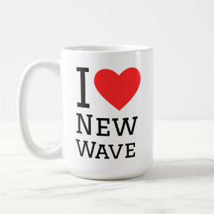 Ich Liebe neue Welle Kaffeetasse