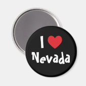 Ich liebe Nevada Magnet (Vorderseite/Rückseite)