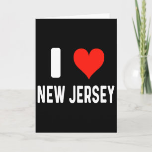 Ich liebe New Jersey - Herz - Reise Urlaub Andenke Karte
