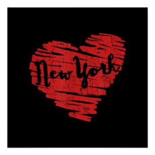 Ich liebe New York Herz NY Poster