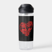 Ich liebe New York Herz NY Trinkflasche (Rückseite)