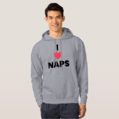 Ich Liebe Nickerchen Kapuzenpullover – Cozy Lustig Hoodie (Vorne ganz)