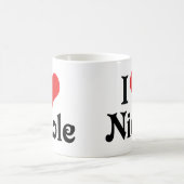 Ich liebe Nicole Kaffeetasse (Mittel)