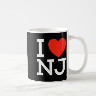 Ich liebe Nj - Herz T-Shirt für New Jersey Liebhab Kaffeetasse