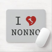 Ich liebe Nonno-Mauspad Mousepad (Mit Mouse)