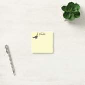 Ich liebe normale graue Nymphensittiche Post-it Klebezettel (Büro)