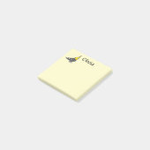 Ich liebe normale graue Nymphensittiche Post-it Klebezettel (angewinkelt)