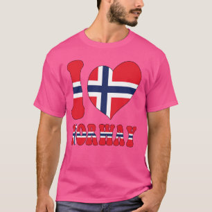 Ich Liebe, Norwegen sei stolz auf seine Coole norw T-Shirt