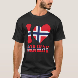 Ich Liebe, Norwegen sei stolz auf seine Coole norw T-Shirt