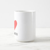 Ich liebe November Kaffeetasse (Mittel)
