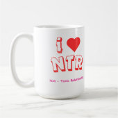 Ich liebe NTR Kaffeetasse (Links)