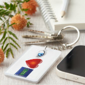 "Ich Liebe-Nüchternheits-" Schlüsselanhänger (Vorderseite rechts)