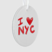 Ich liebe NYC Classic Ornament (Vorderseite)