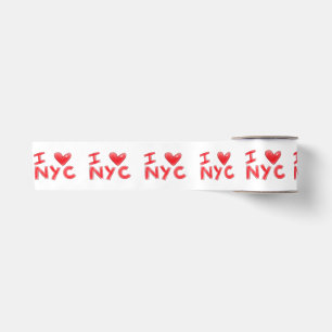 Ich liebe NYC Classic Satinband